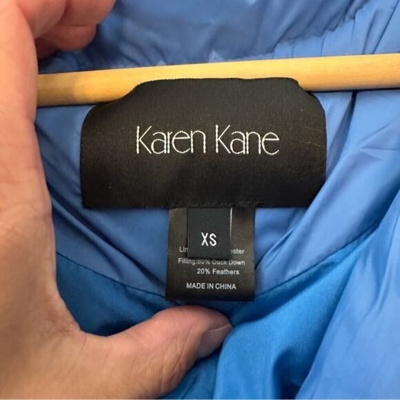 Karen Kane Caddie Baby Blue Puffer Vest Size XS - Picture 8 of 10